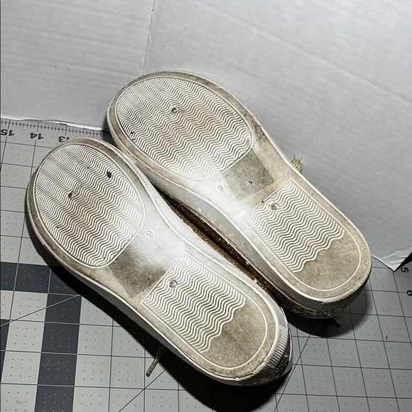 Gold Glitter Women's Sneakers - Picture 7 of 9